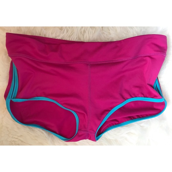 pivot star pink and blue roller derby shorts XL - Picture 2 of 5